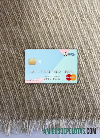 Costa Rica Improsa Bank Mastercard Photolook Front exemplo real